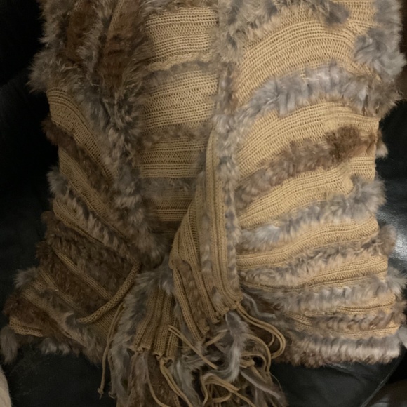 Vintage Rabbit Fur Knit Vest - Picture 4 of 5